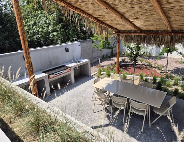 Terrace and barbecue
