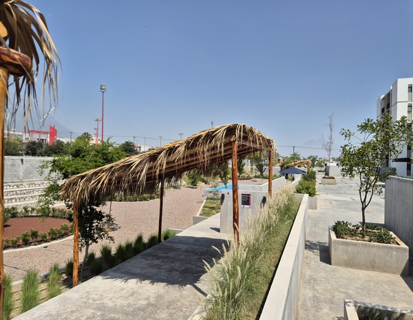 Terrace and barbecue