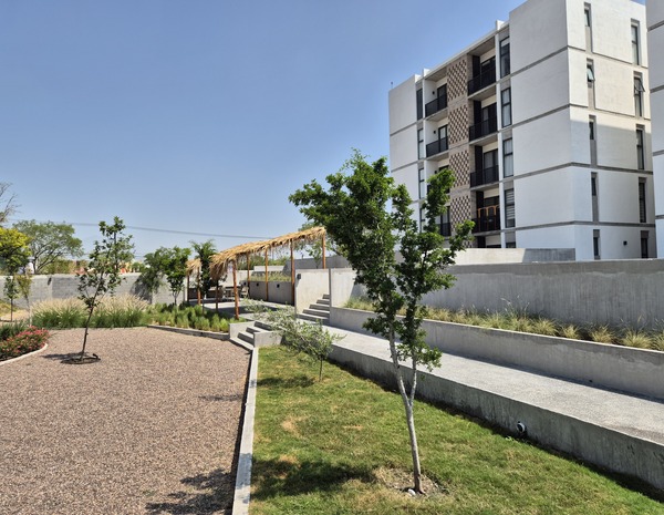 Terrace and barbecue
